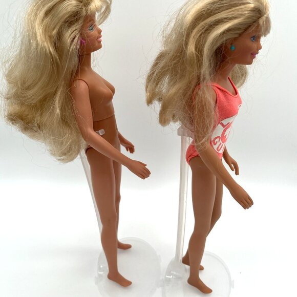 Vintage 1987 Maxie Dolls Lot Hasbro Lookin’ Smart Twist Waist Freckles Blue Eyes - Picture 4 of 16